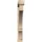 Ekena Millwork Balboa Block Rough Sawn Bracket w/ Offset Brace, Douglas Fir, 6"W x 46"D x 46"H BKT0604X46X46BOA05RDF - alternate 4